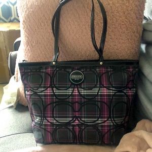 Coach poppy tote
